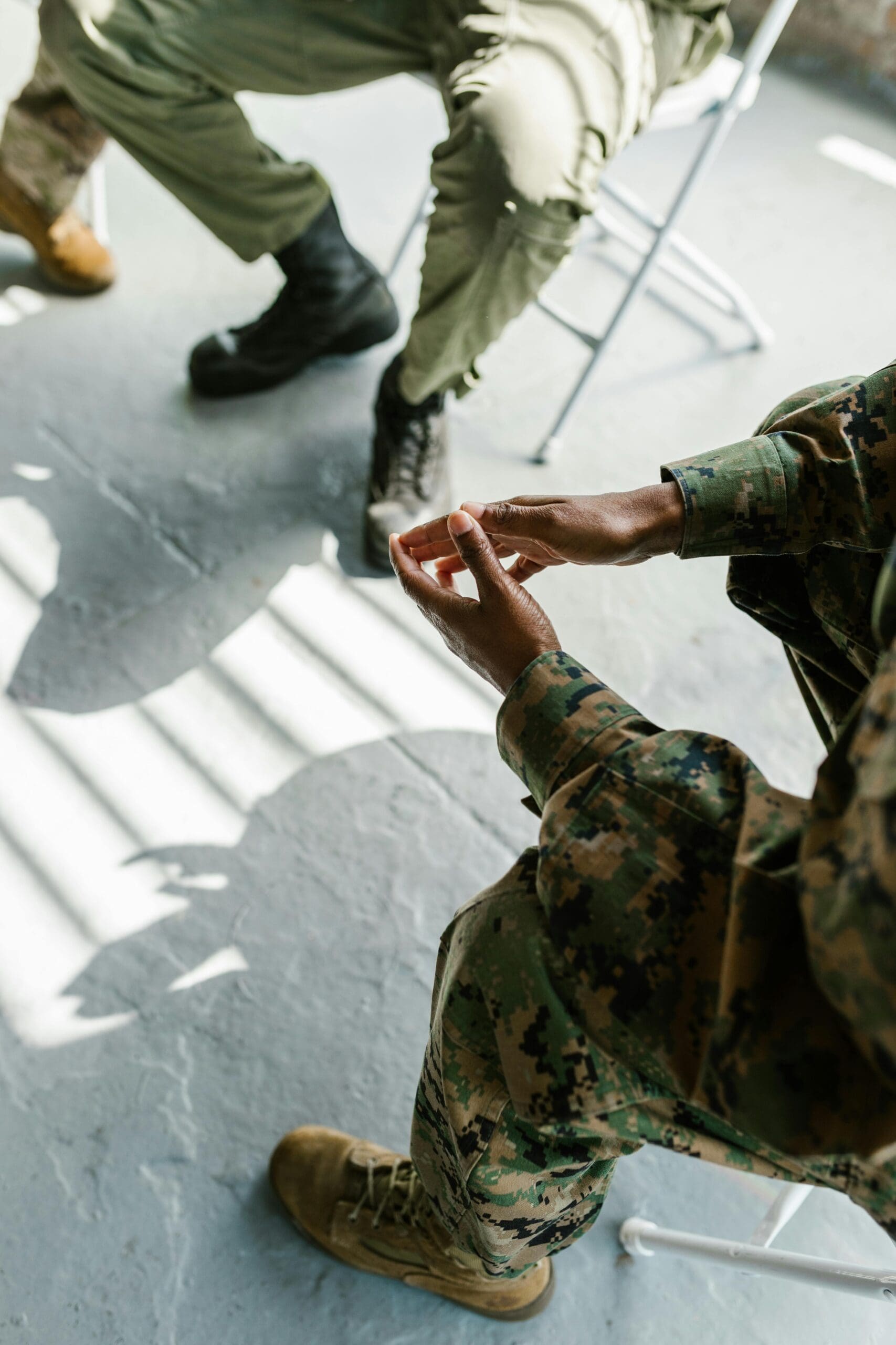 Soldiers bravely opening up discussion
